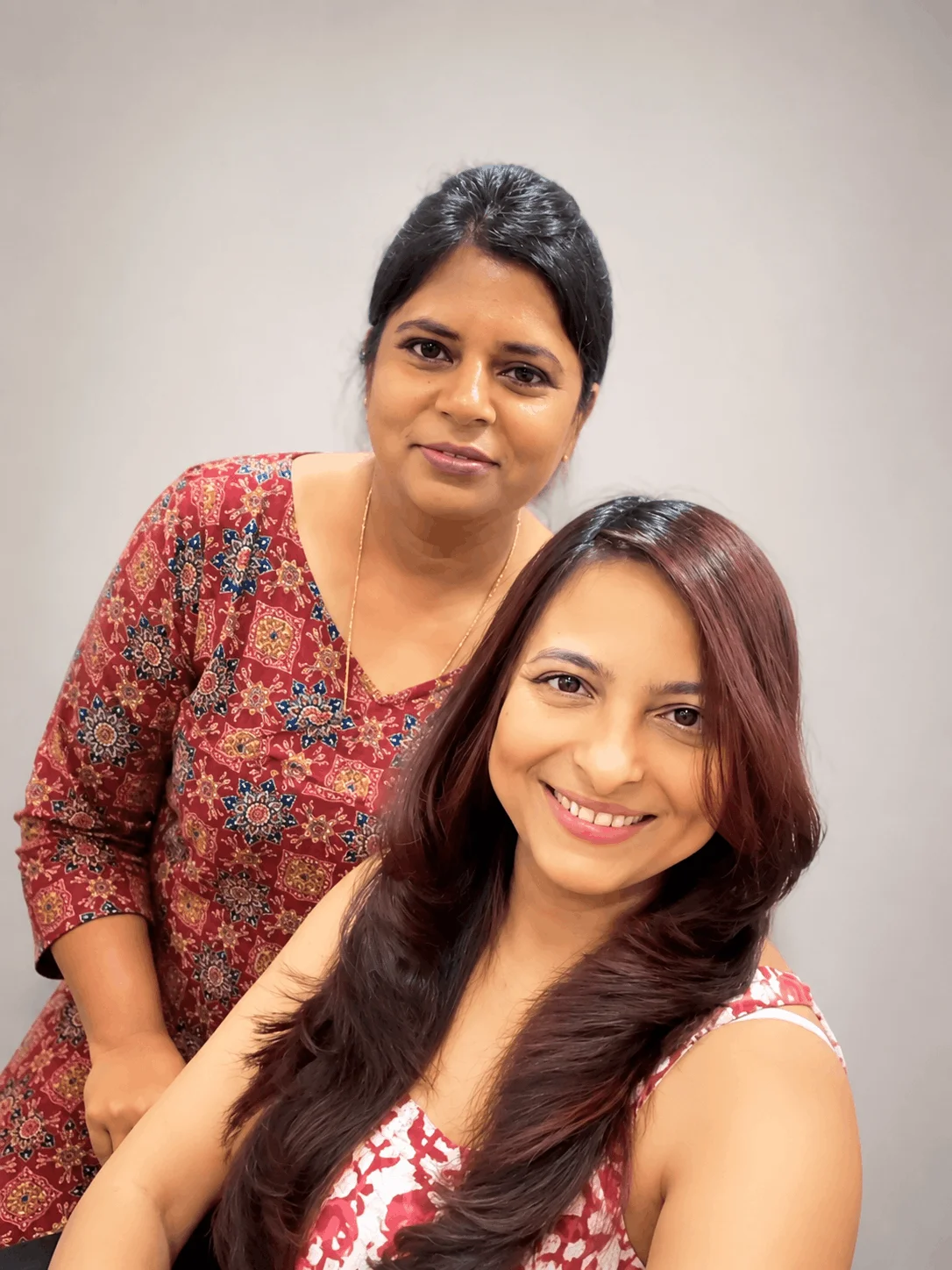 Client hair transformation at Veena'z ladies salon Mumbai